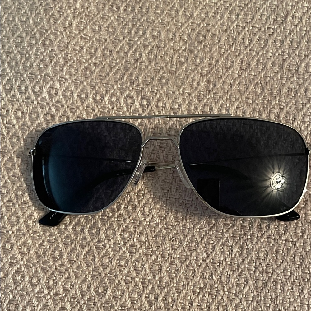 Shady Rays Silver and Black Sunglasses